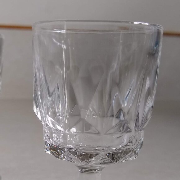 vintage 70s Arcoroc apertif liqueur sipping petite goblets glasses - Picture 4 of 9